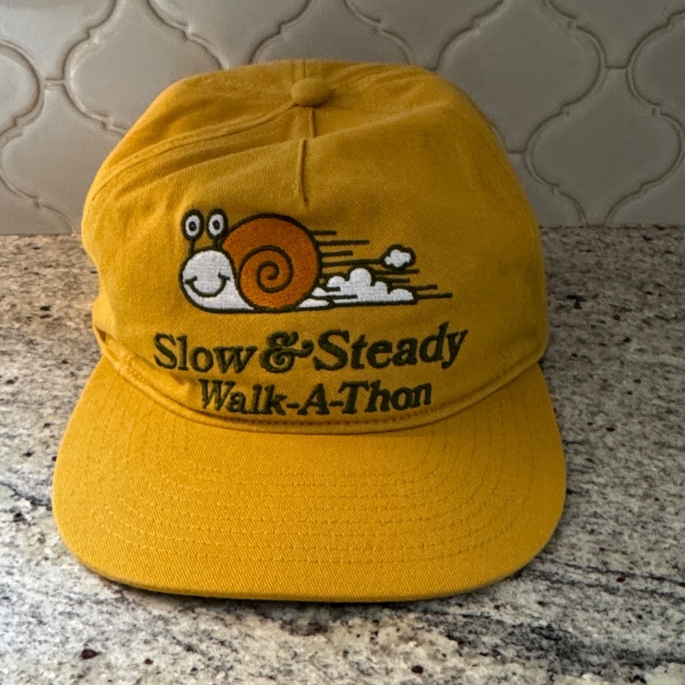 Urban Outfitters Yellow Slow & Steady Hat